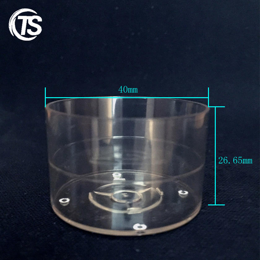 PC109 flame retardant transparent wax cup
