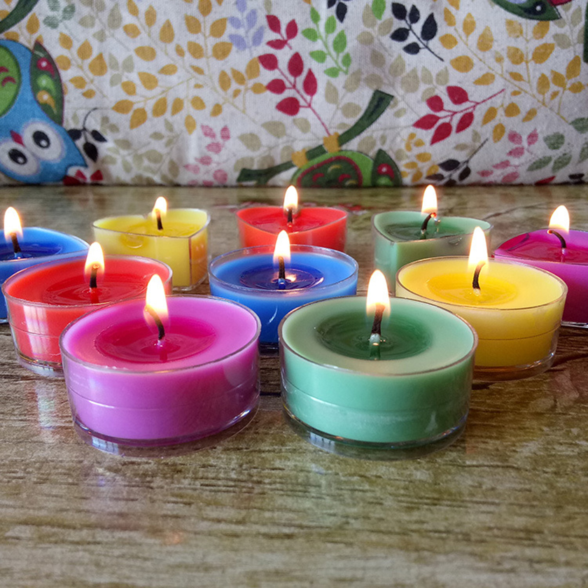 PC107 flame shaped plastic candle shell