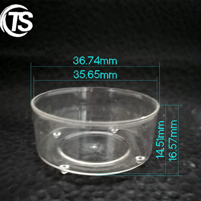 PC98 transparent flame retardant wax cup