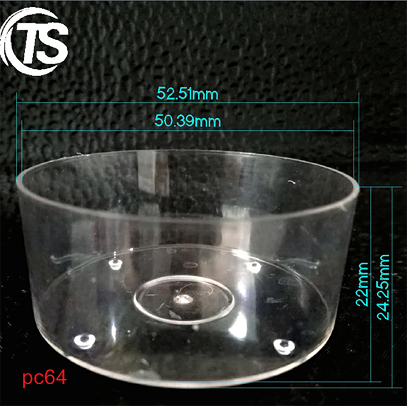 PC64 factory direct plastic candle shell