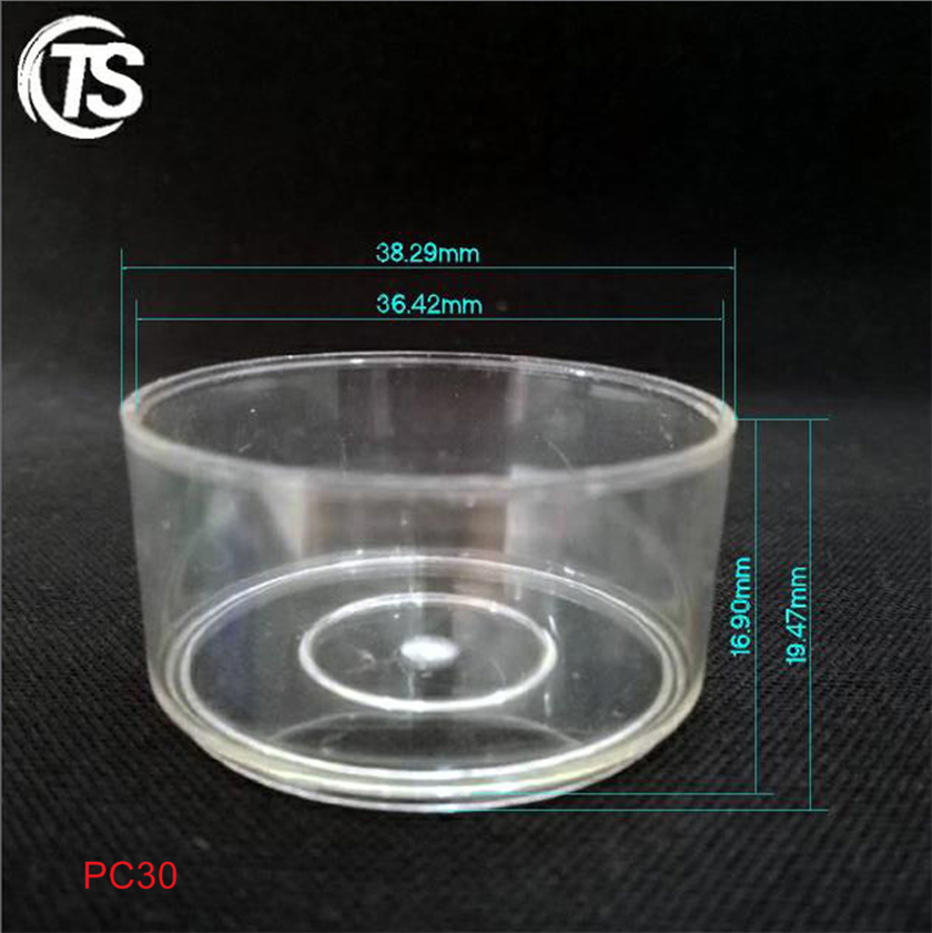 PC30 flame retardant plastic candle cup