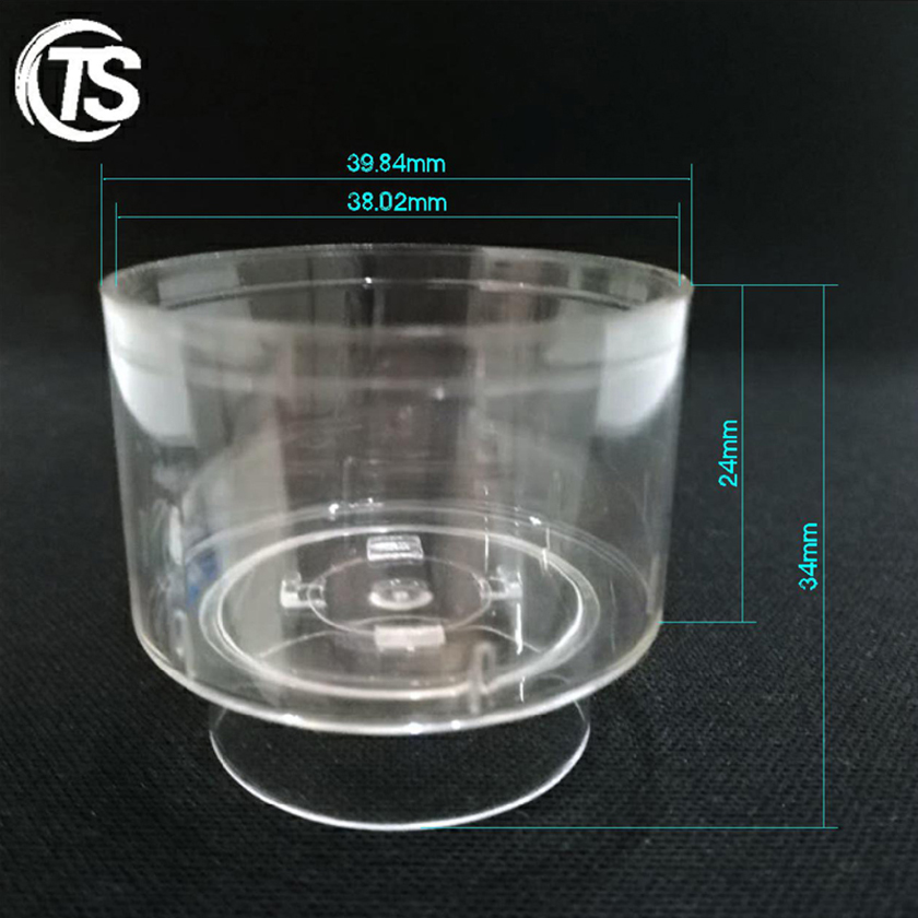 PC26 transparent goblet candle shell