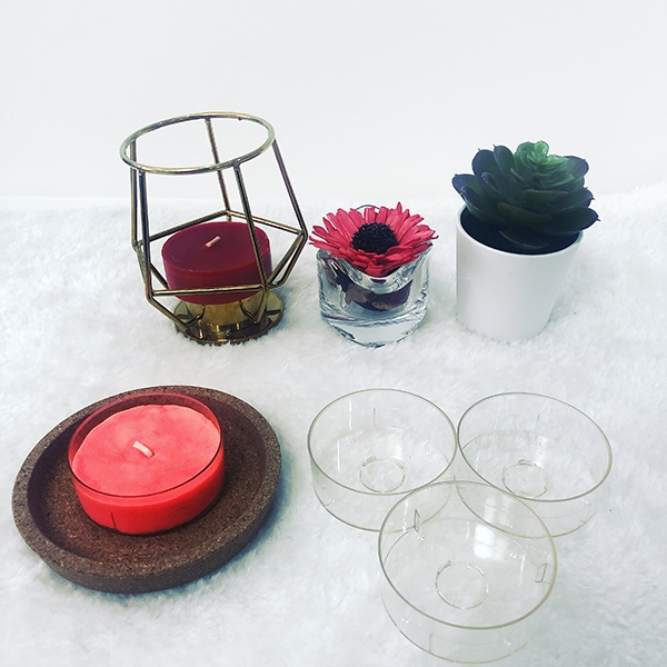 PC65 round tealight candle container