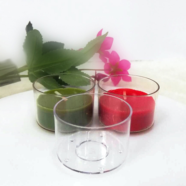PC36 flame retardant tealight candle container