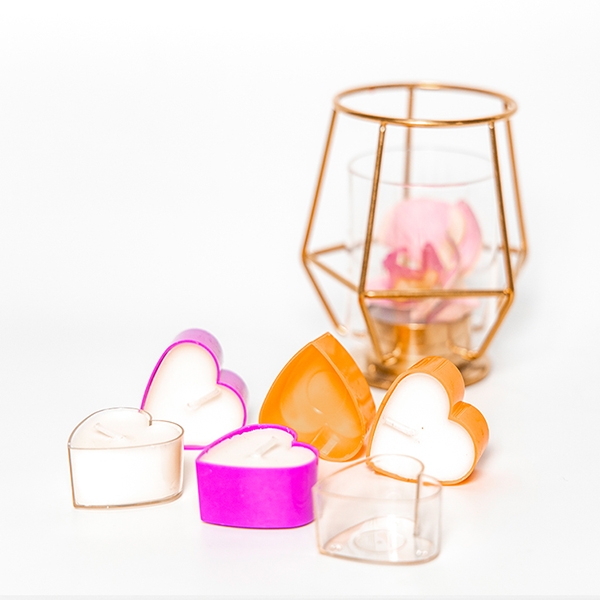 PC35 heart shaped candle shell